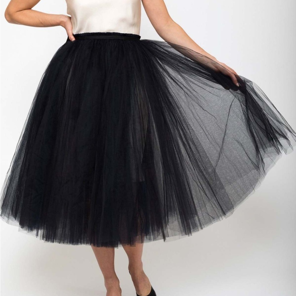 Susanne Bommer Black Tulle Skirt